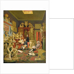 Charles Townley and his Friends in the Townley Gallery, 33 Park Street, Westminster, 1781-83 by Johann Zoffany