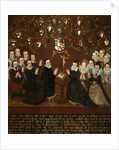 John and Mary Towneley and Family, 1601 by English School