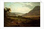 A Scene in the Lake District by Julius Caesar Ibbetson
