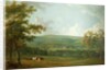 A Distant View of Towneley Hall, c.1777 by George the Elder Barret