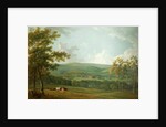 A Distant View of Towneley Hall, c.1777 by George the Elder Barret