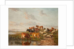 The Watering Place, 1887 by Thomas Sidney Cooper