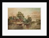 A River Scene by Thomas Grimshaw