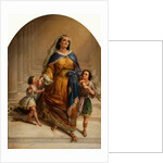 Mariamne, Wife of King Herod, and her Children going to their Execution, 1868 by Edward William John Hopley