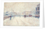 Le Pont-Neuf sous la neige by Albert Dubois-Pillet