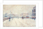 Le Pont-Neuf sous la neige by Albert Dubois-Pillet