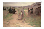 Funeral in Bresse, 1886 by Henri Alphonse Louis Laurent-Desrousseaux