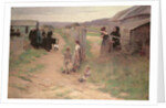 Funeral in Bresse, 1886 by Henri Alphonse Louis Laurent-Desrousseaux