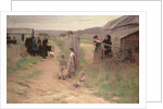 Funeral in Bresse, 1886 by Henri Alphonse Louis Laurent-Desrousseaux