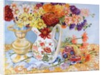 Chrysanthemums in a Chinese Jug, 2012 by Joan Thewsey