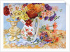 Chrysanthemums in a Chinese Jug, 2012 by Joan Thewsey
