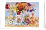 Chrysanthemums in a Chinese Jug, 2012 by Joan Thewsey