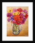 Zinnias, 2010 by Joan Thewsey