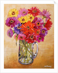 Zinnias, 2010 by Joan Thewsey