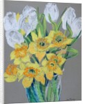 Daffodils and White Tulips, 2000 by Joan Thewsey