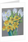 Daffodils and White Tulips, 2000 by Joan Thewsey