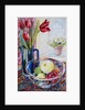 Tulips in a Jug,with a Glass Bowl, 2003 by Joan Thewsey