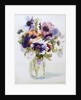 Anemones in a Glass Jug, 2000 by Joan Thewsey