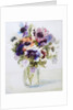 Anemones in a Glass Jug, 2000 by Joan Thewsey