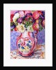 Asters in a Pink Floral Victorian Jug, 2002 by Joan Thewsey