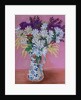 Chrysanthemums in a Japanese Jug, 2005 by Joan Thewsey