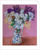 Chrysanthemums in a Japanese Jug, 2005 by Joan Thewsey