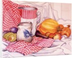 Still-Life with Two Jugs and Vegetables, 2013 by Joan Thewsey