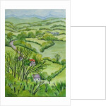 View from Mount Gargan, Limousin, France, 2010 by Joan Thewsey