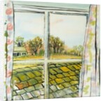 Through the Cottage Window Suffolk, 2010 by Joan Thewsey