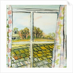 Through the Cottage Window Suffolk, 2010 by Joan Thewsey