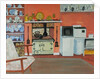 Cottage Kitchen,Red Cottage Studios, Suffolk with Rayburn, 2000 by Joan Thewsey
