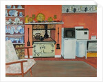 Cottage Kitchen,Red Cottage Studios, Suffolk with Rayburn, 2000 by Joan Thewsey
