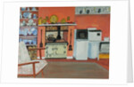 Cottage Kitchen,Red Cottage Studios, Suffolk with Rayburn, 2000 by Joan Thewsey