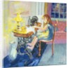 Girl Sewing, 2000 by Joan Thewsey