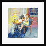 Girl Sewing, 2000 by Joan Thewsey