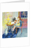 Girl Sewing, 2000 by Joan Thewsey
