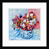 Sweet Peas in a Blue and White Pot, 2010 by Joan Thewsey