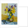 Tulips and Anemones with a Pot of Violets, 2010 by Joan Thewsey