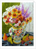 Victorian Jug with Mixed Flowers, Pears and Cherries, 2010 by Joan Thewsey