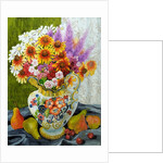 Victorian Jug with Mixed Flowers, Pears and Cherries, 2010 by Joan Thewsey