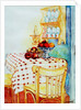 Cottage Kitchen Table with Apples, 2005 by Joan Thewsey