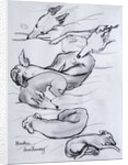 Bracken, the whippet, 2000 by Joan Thewsey