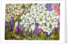 Spring Border: Hellebores, Crocus and Violets, 2000 by Joan Thewsey