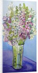 Foxgloves and Campanulas, 2005 by Joan Thewsey