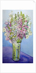 Foxgloves and Campanulas, 2005 by Joan Thewsey