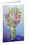 Foxgloves and Campanulas, 2005 by Joan Thewsey