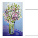 Foxgloves and Campanulas, 2005 by Joan Thewsey