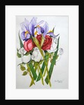 Irises and Roses, 2007 by Joan Thewsey