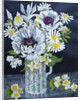 White Poppies, Marguerites and Philadelphus by Joan Thewsey