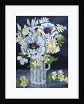 White Poppies, Marguerites and Philadelphus by Joan Thewsey
